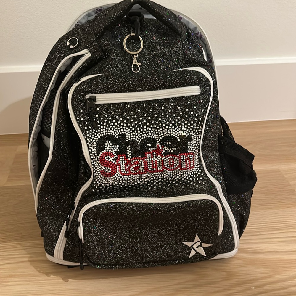 Cheer backpack from gym cheer station